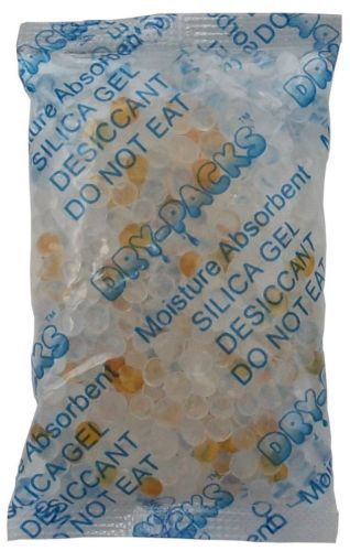 Dry-packs 5gm indicating silica gel packet pack of 25 for sale