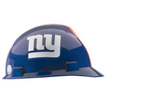 New york giants nfl polyethylene hard hat jobsite safety gear head protection for sale