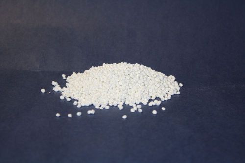 16.9 Pounds of Virgin White LDPE Pellets.  Free shipping.