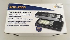 Royal Sovereign Portable 4-Way Counterfeit Detector UV Fluorescent Magnetic