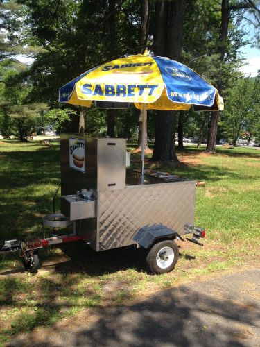 hot dog cart