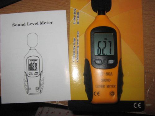 Proster Mini Digital Sound Level Noise Meter Decibel Pressure Monitor DB Tester