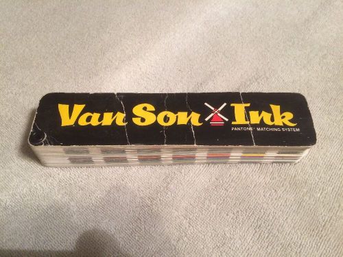 Vanson Ink Pantone Matching System 1986-1987 18th Edition