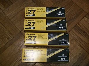 Ramset .27 cal. yellow strip powder load 4 boxes, 400 loads for sale