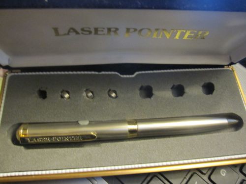 EXECUTIVE LASER POINTER PEN with BOX  Used and Not Tested