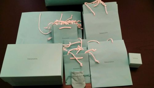 Lot of Tiffany &amp; Co. bags and extras