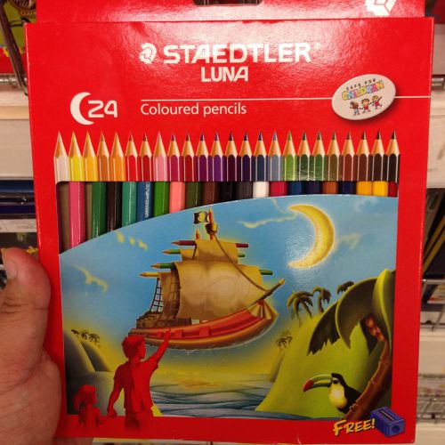 Staedtler Luna 24 Classic Color Pencil Set For Kids, Children &amp; Office Use