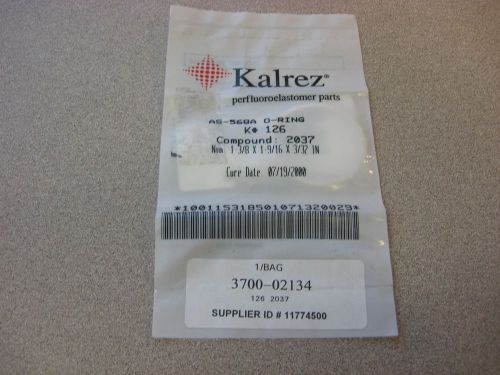 Amat o-ring id: 1.362 csd: .103 kalrez 2037 80 d, 3700-02134, new, sealed for sale