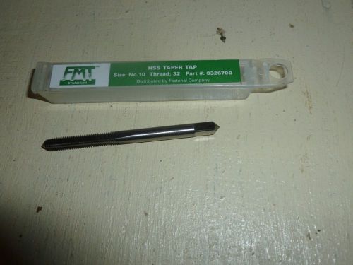 Drill Bits Taps Fastenal HSS Taper Tap No. 10 Thread 32