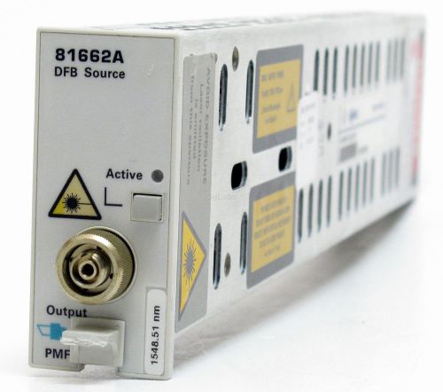 HP Agilent Keysight 81662A DFB Laser Source Opt.357 10 dBm 8153A 8163A
