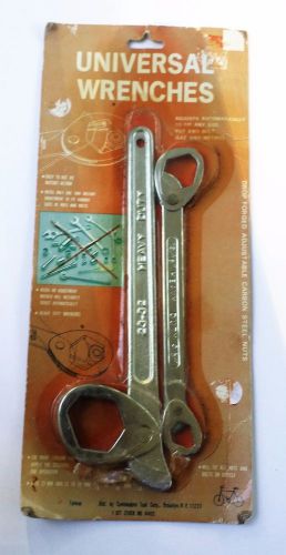 Set Of Two Heavy Duty Universal Wrenches