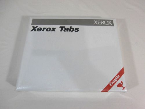 Xerox 250 White Tabs 9x11&#034; - 3 Hole Punched Sheets 3R4406