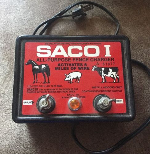 SACO I ALL-PURPOSE FENCE CHARGER