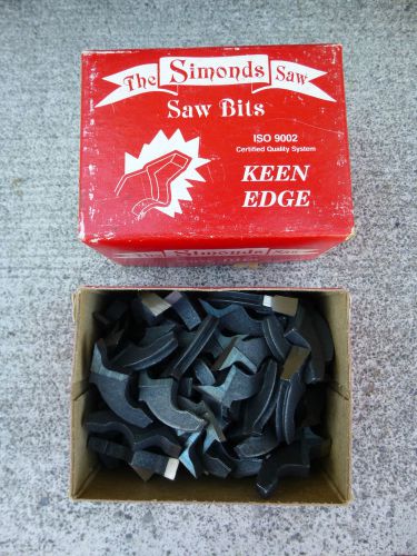 NOS Simonds Standall Keen Edge 2 1/2 7 5/16 Saw Teeth Bits Box of 100 11-363000