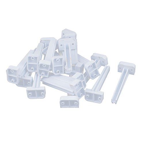Uxcell 20pcs vertical mount pcb board support guide rail holder 65mm height for sale