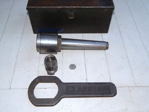 CLARKSON AUTOLOCK COLLET CHUCK WITH A 1&#034; and 1-1/4&#034; COLLET