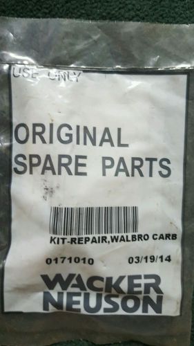 Wacker carburetor repair kit PN:0171010 New style