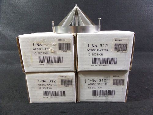 LOT OF 4 LINCOLN  REDCO WEDGE MASTER 12 SECTION No.312 NEW OLD STOCK SHIPS FREE!