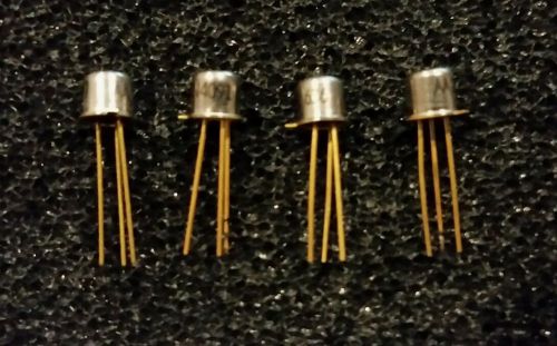 4 LOT- 2N4091 MOTOROLLA - N-Channel Silicon Junction Field-Effect Transistor NOS