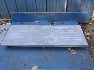 Galvanized Dunnage Rack  53 by 21 by 6 inch Adjustable Legs