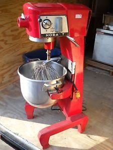 Hobart d300   30 qt dough bakery pizza mixer 3/4 hp 115v  red color w/ bowl hook for sale