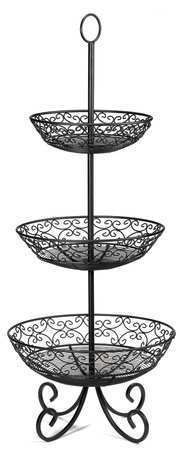 TABLECRAFT PRODUCTS COMPANY BKT3 Mediterranean Basket, 3 Tier