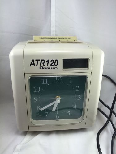 Acroprint ATR120 Time Clock Manager Timeclock