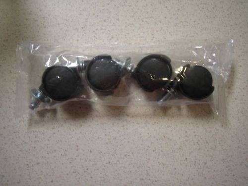 Set of four replacement casters wheels for fellowes powershred 79ci 4 brand new for sale