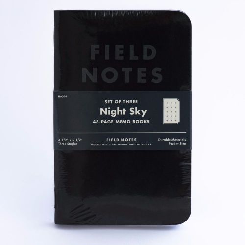 Field Notes Night Sky Colors FNC-19 Summer 2013 Sealed 3-Pack