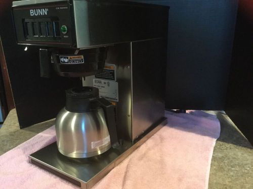 Bunn 23001.0040 cw15 tc pf commercial brewer with stainless steel carafe for sale