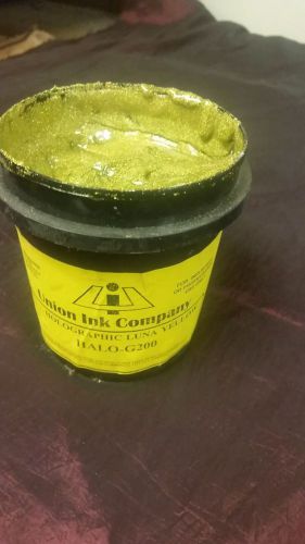 Holographic Glitter Gold Ink Quart for screen printing