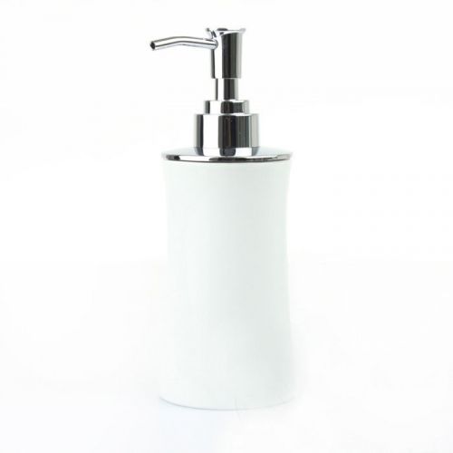 New White Porcelain Manual Control Soap Dispenser Hand Sanitizer Machine