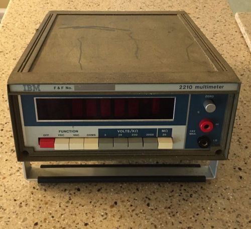 Vintage Digital Voltage Meter