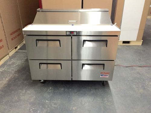 4 DRAW SANDWICH PREP UNIT PREP TABLE OVEN 60&#034;  5&#039;  FOOT DRAWER DELI REFRIGERATOR