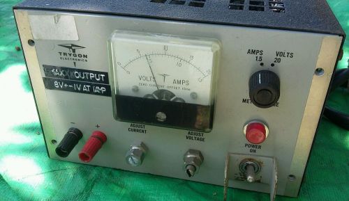 Trygon HR 8 Power Supply 0-20 V DC Lab Bench voltage and current ajustable