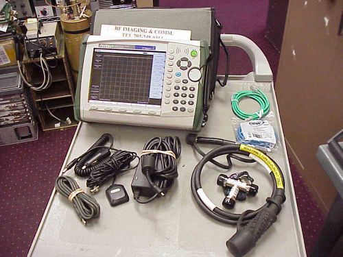 ANRITSU MT8222A BTS MASTER SITEMASTER LTE TESTING WITH CABLE AND CAL KIT