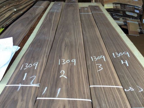 Wood Walnut veneer  TOTAL 4 bundle   RAW VENEER N1309.