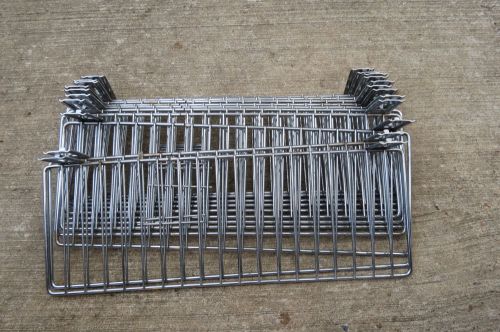 Wire Shelf Fencing Divider Lozier Madix Gondola Shelving 16-7/8&#034; x 6&#034; Lot of 12