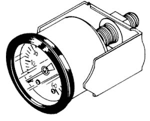 PRESSURE GAUGE for AUTOCLAVES &amp; STERILIZERS AMSCO/STERIS 900 Series RPI#AMG091