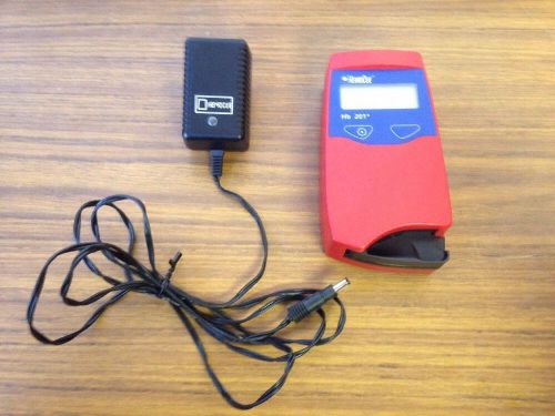 HemoCue HB 201+ Analyzer 121721 with Power Supply See Descripition
