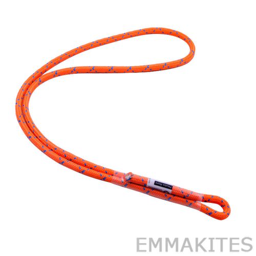 New orange pre-sewn 8mm x 24&#034; prusik loop adjustable for tree climbing rappel for sale