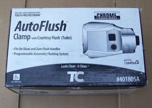 Rubbermaid TC 401805A Toilet Auto Flush Polished Chrome Clamp, FG401805A