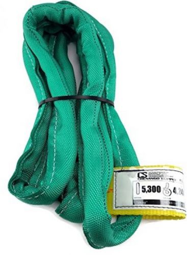 Usa made vr2 x 4&#039; green slings 4&#039;-12&#039; lengths in listing, double ply cover poly for sale
