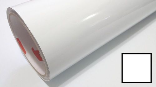 Gloss White Vinyl 24&#034;x30&#039; Roll Sign Making Decal Supplies Craft Decoration Hobby