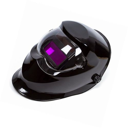 Black Adjustable Auto Darkening Solar Welding Helmet Mask CE ANSI Certified