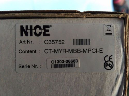 NICE (CYBERTECH) C35752 CT-MYR-MBB-MPCI-E Myracle, Medium Size PCI-E, Baseboard