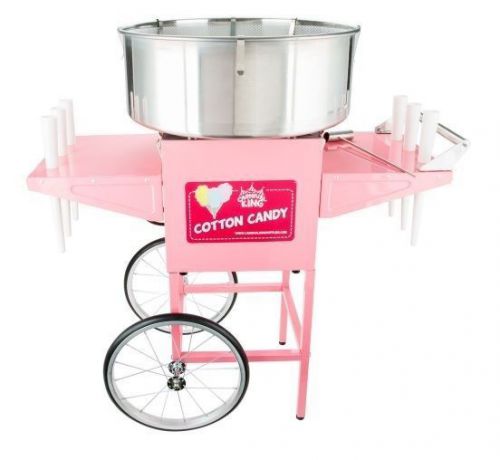 Cotton Candy Machine with CCM21 Stainless Steel Bowl and Cart