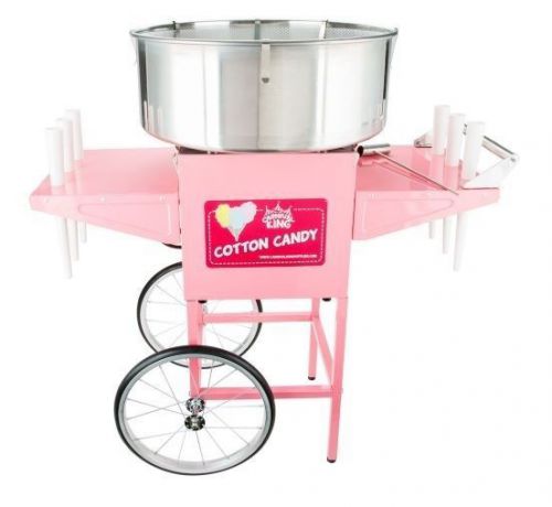 Cotton Candy Machine with CCM21 Stainless Steel Bowl and Cart