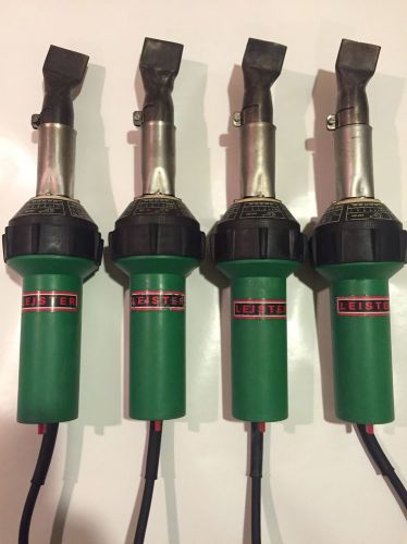 4 Leister Triac S Heat Guns Welders 40MM Nozzles