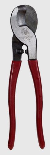 New! KLEIN TOOLS 9-1/2&#034; L HIGH-LEVERAGE CABLE CUTTER Shear Type Steel Jaws 63050